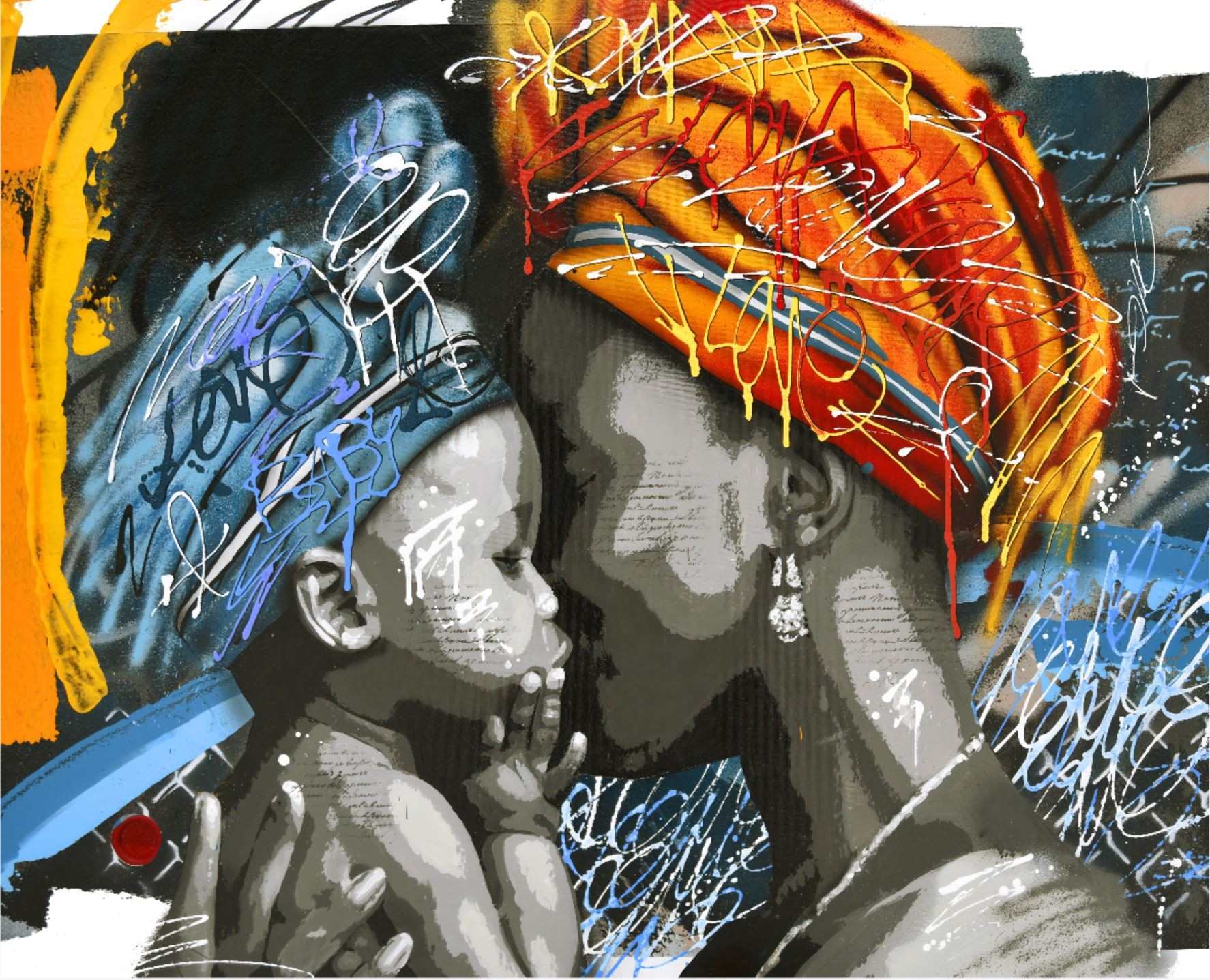 (100x80cm) MON AMOUR