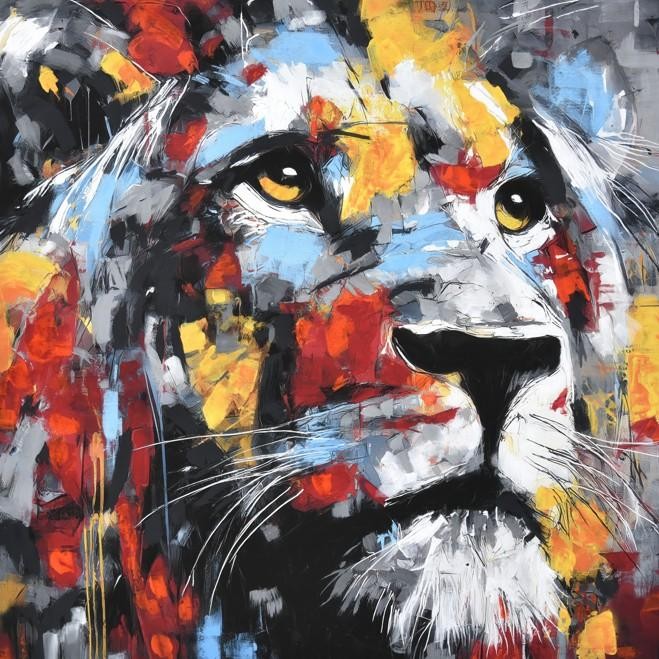 (80x80cm) LION