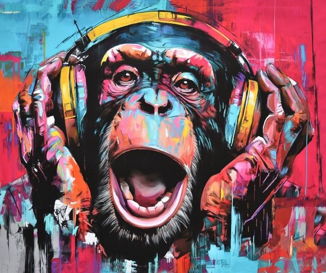 (50x60cm) MONKEY SOUND BOX