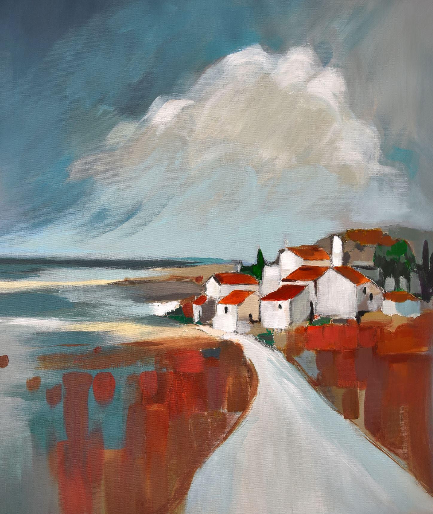 (50x60cm) VILLAGE MARIN