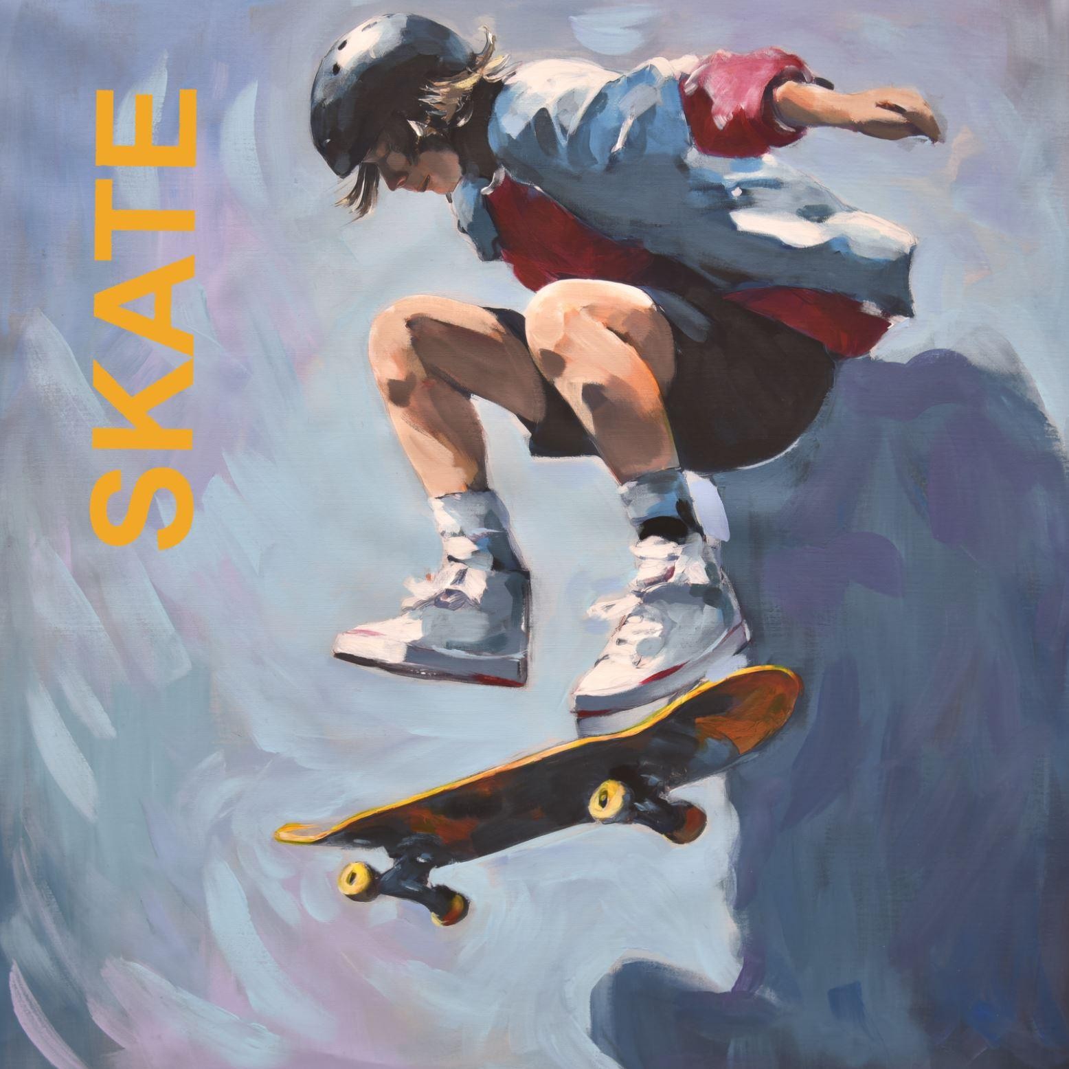(80x80cm) SKATE PARK