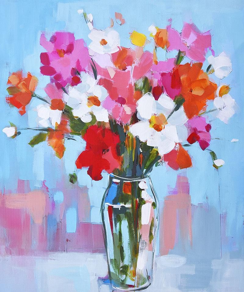 (50x60cm) BOUQUET DE PRINTEMPS