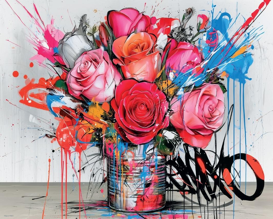 AVEC DES FLEURS