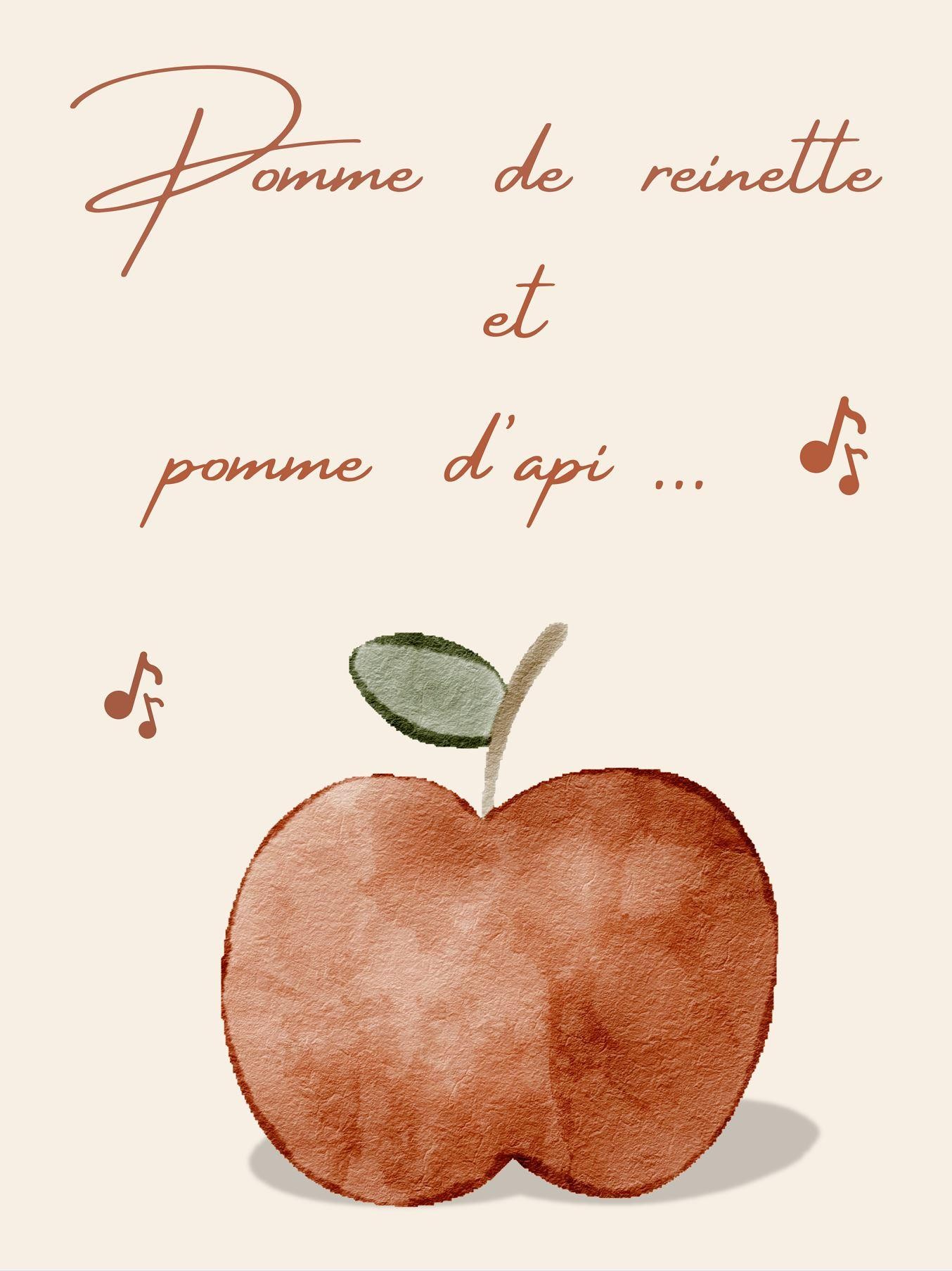 COMPTINE POMME DE REINETTE