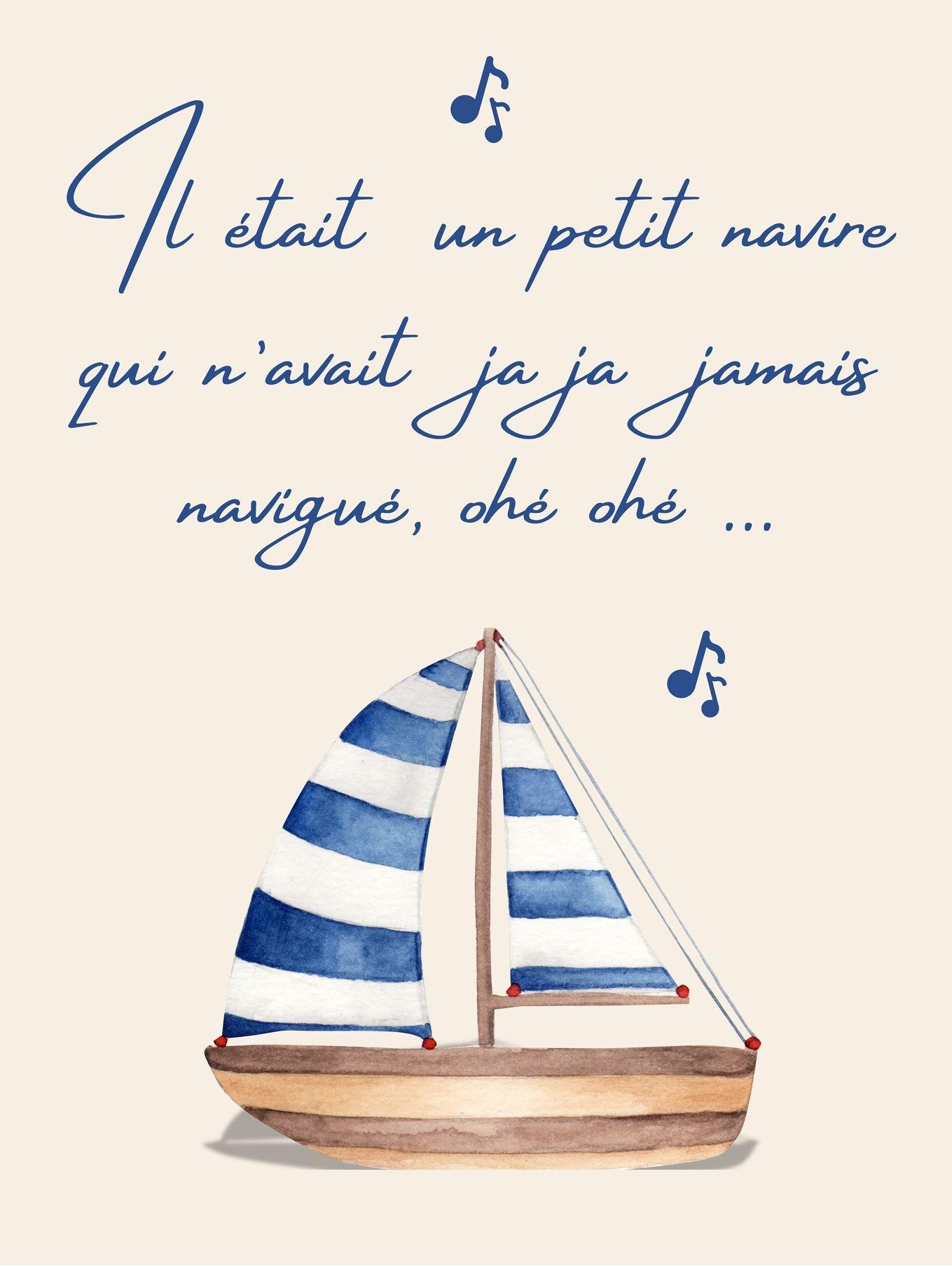 COMPTINE PETIT NAVIRE