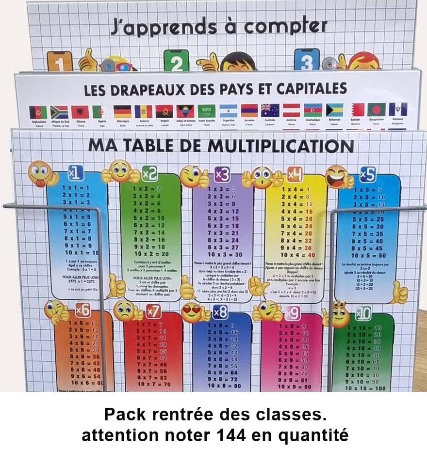 Pack rentrée des classes 2025 (144 unités)