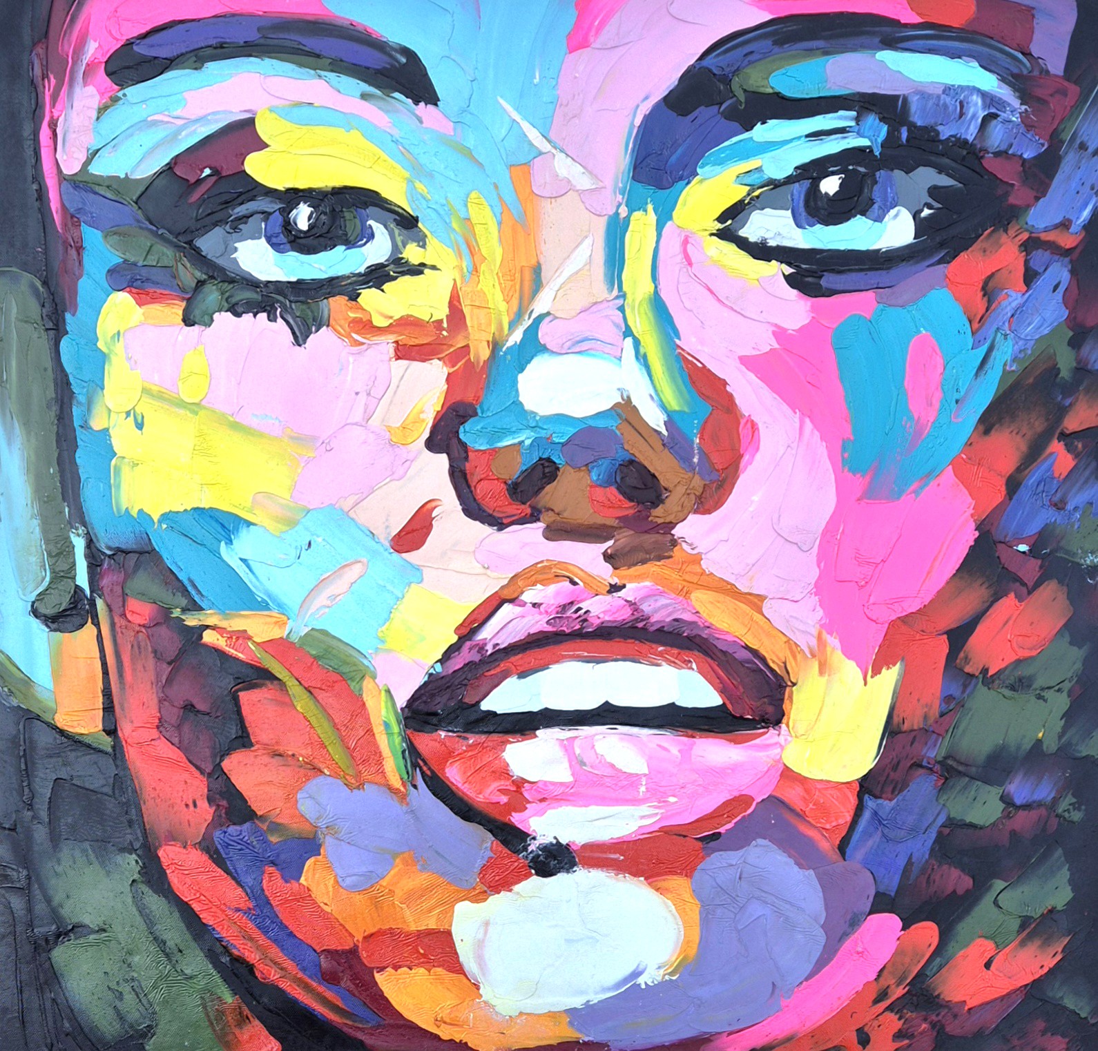 femme au sourire